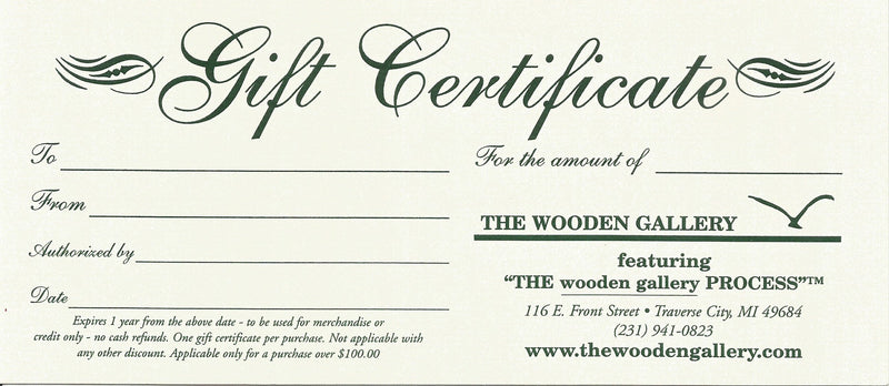 Gift Certificates