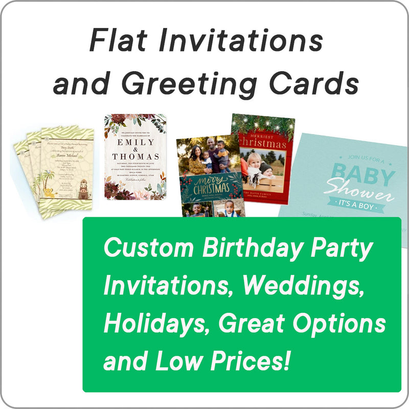 Flat Invitations and Greeting Cards