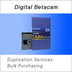 Digital Betacam Duplication