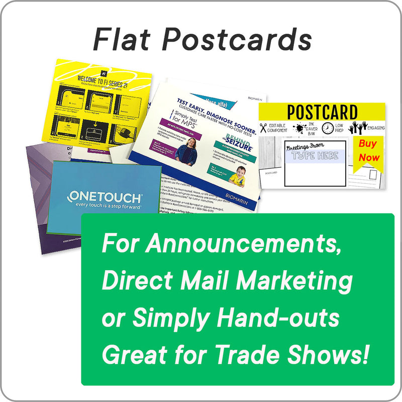 Flat Postcards