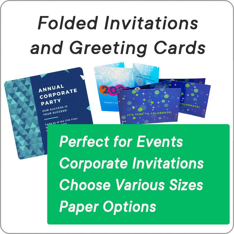 Folded Invitations and Greeting Cards
