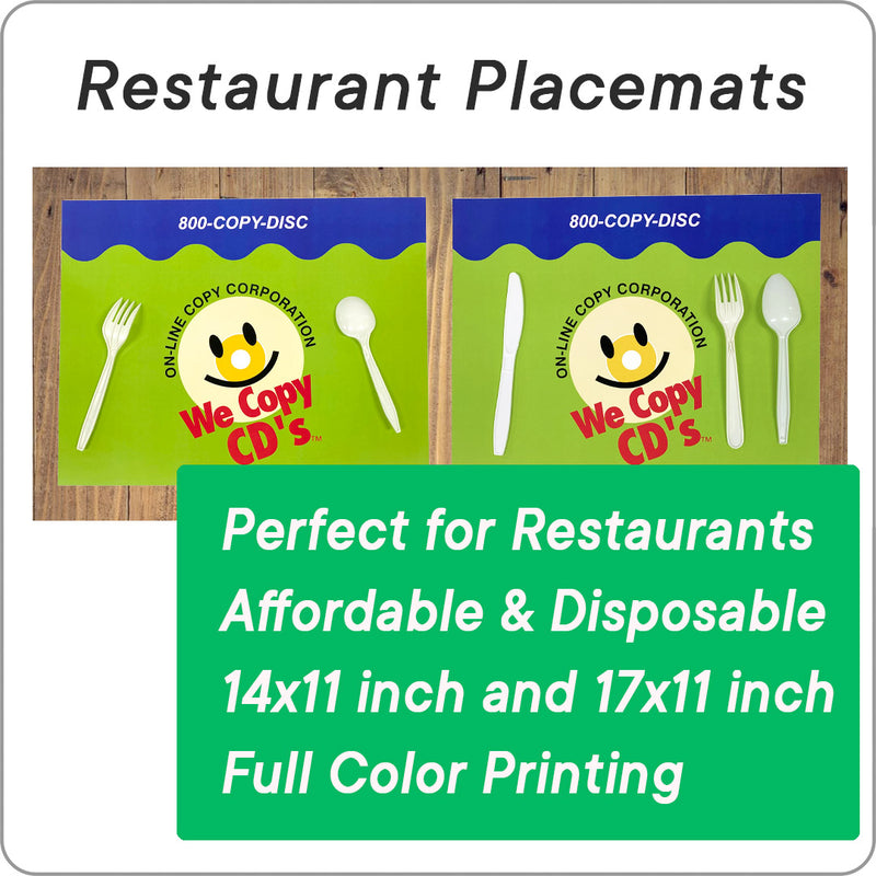 Restaurant Placemats