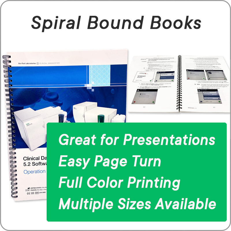 Spiral Binding of Books and Bookcases | Pulsio Print